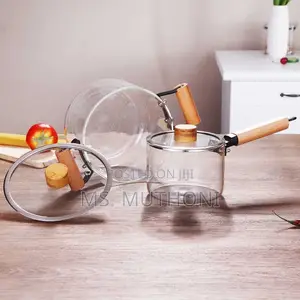 1.8 L Borosilicate Glass Cooking Pot