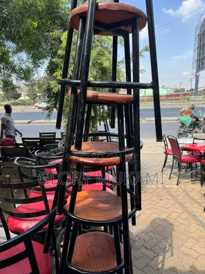 Mahogany Wooden Stool Chairs
