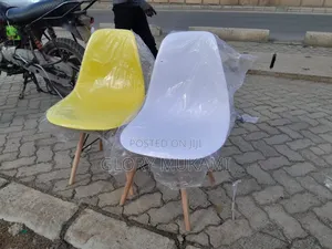 White Yellow Eames Hanging Chairs Balcony