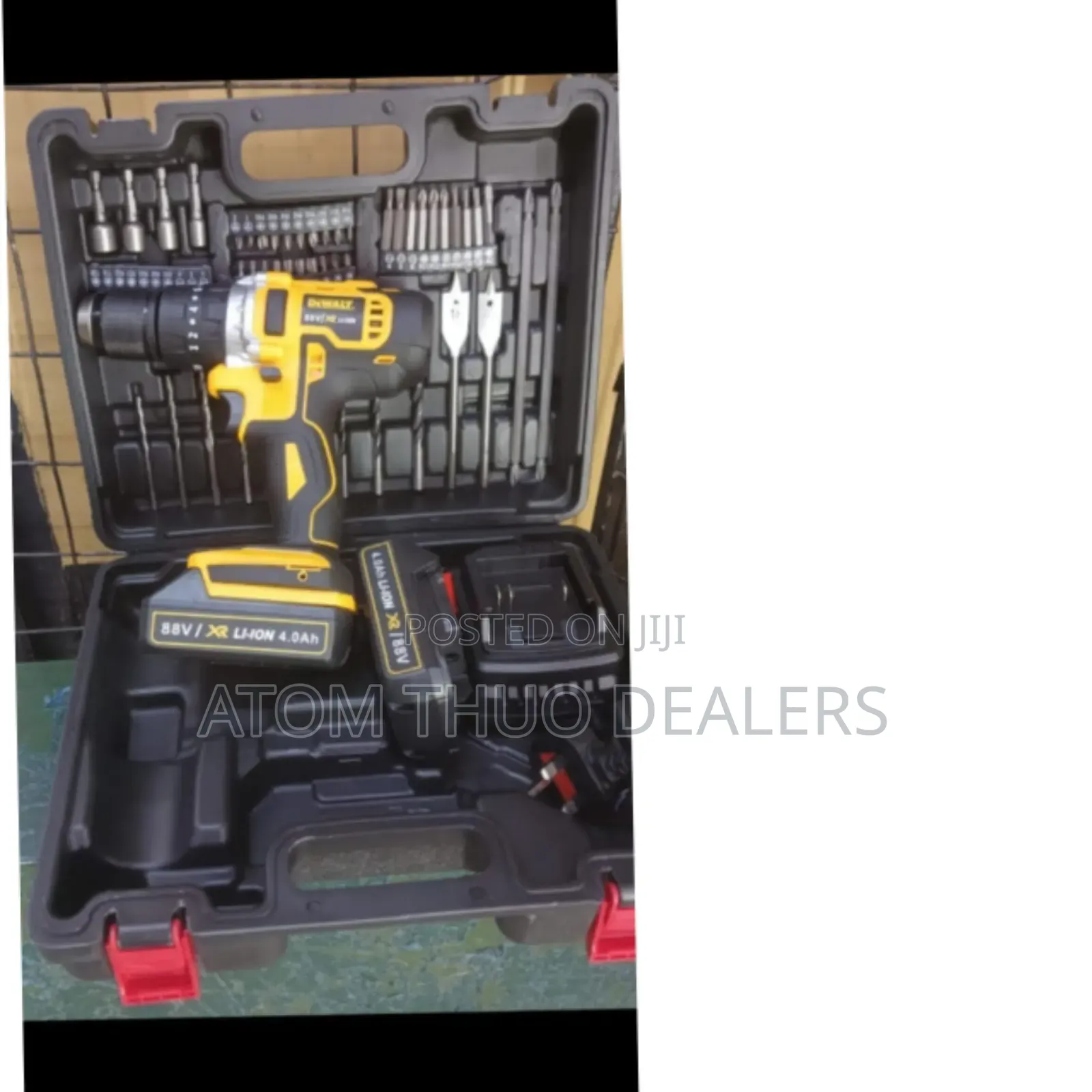 Dewalt 88v Cordless Electric Hammer Drill 47pcs Tool Set