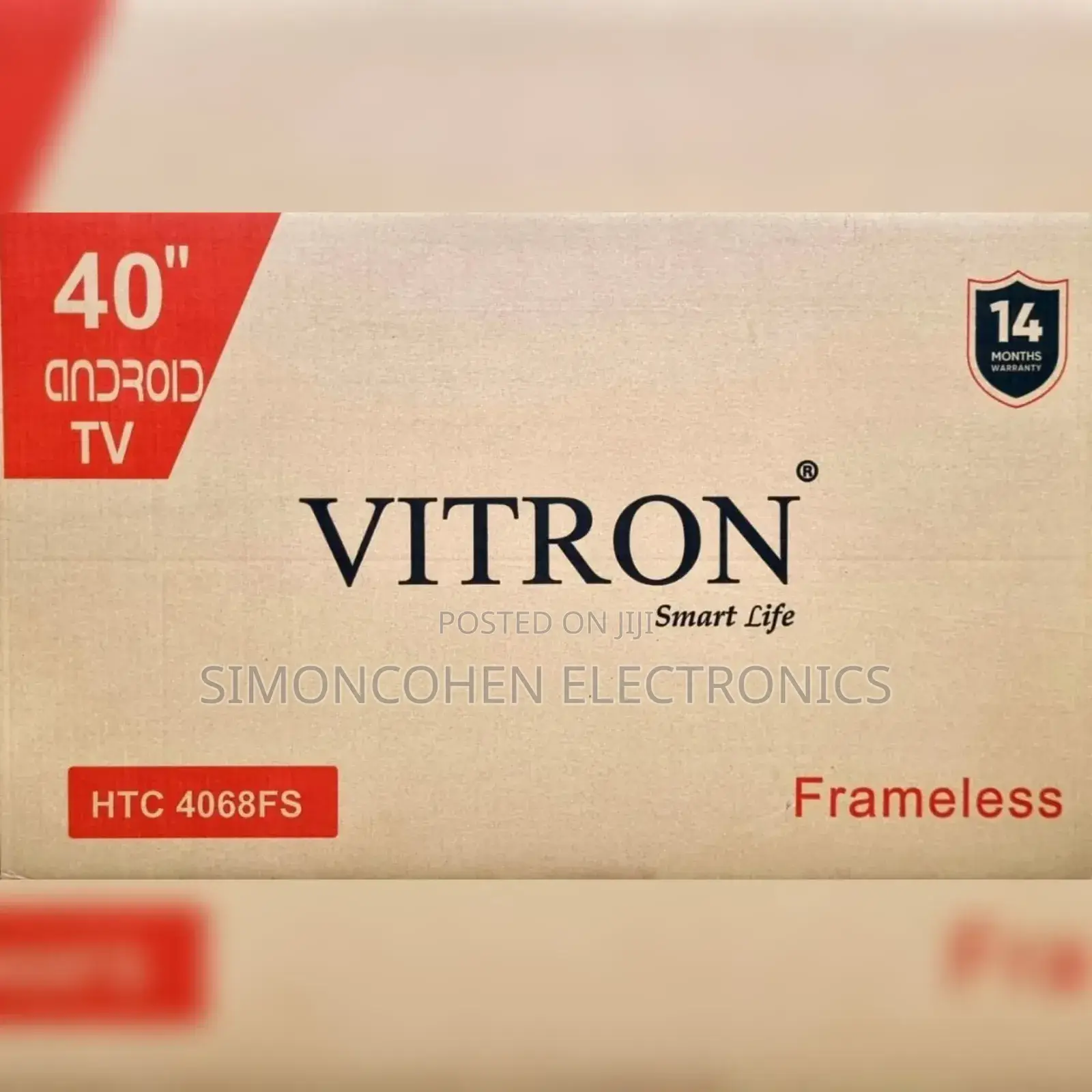 Vitron 40 Inches Smart Android Tv
