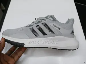 New Grey and White Sports Shoes Adidas