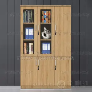 Cabinets:3-Door Wooden Modern Casual Executive Cabinet