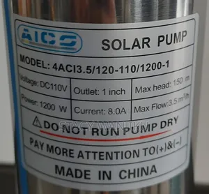 Solar Deep Well Submersible Pump Head *150 Metres* 1200w 1"