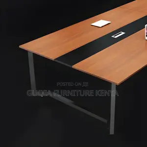Boadroom Tables: Brown Tone Color Block Conference Table