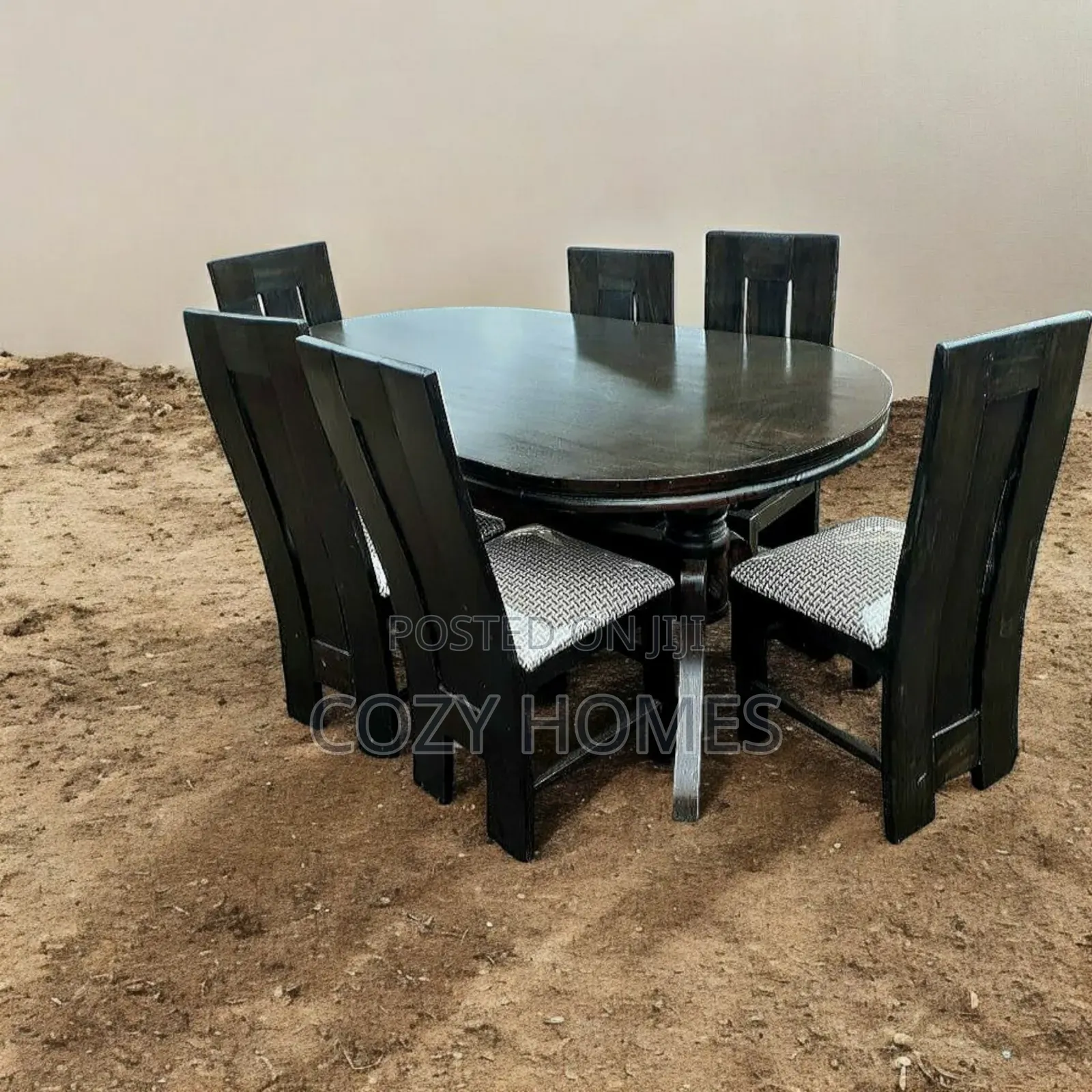 Modern Dining Table, 6 Seater Dining Set