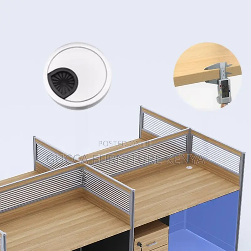 Workstations: 4-Way Workstation With Unfinished Color Top