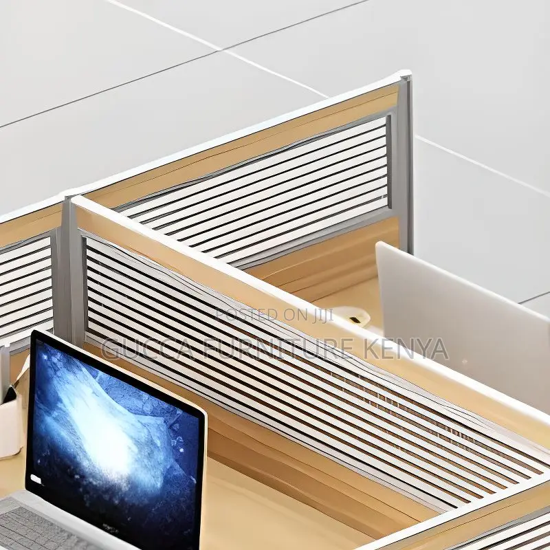 Workstations: 4-Way Workstation With Unfinished Color Top