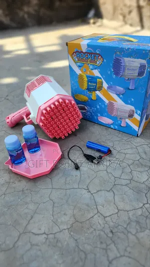 Rechargeable Bazooka Bubble Gun For Kids And Events