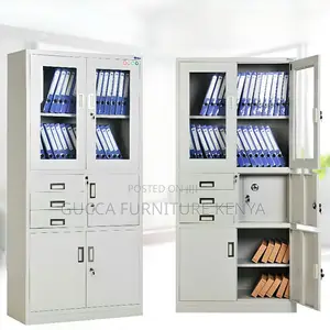 Cabinets: 2-Door Vertical Safe Assembled Office File Cabinet