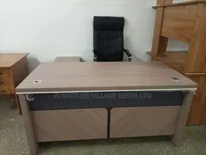 Executive Desk; L-Shaped Boss Office Table With Storage