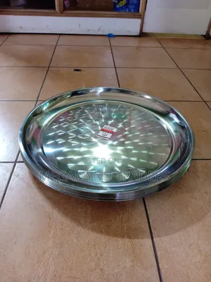 50cm Diameter Sinia/Stainless Tray/Round Sinia