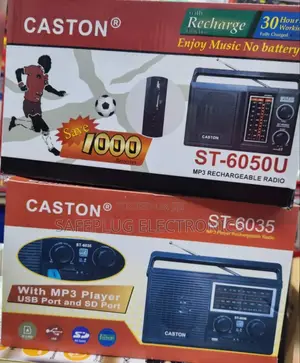 Rechargeable Fm/Usb Radio - Caston Mp3 Player
