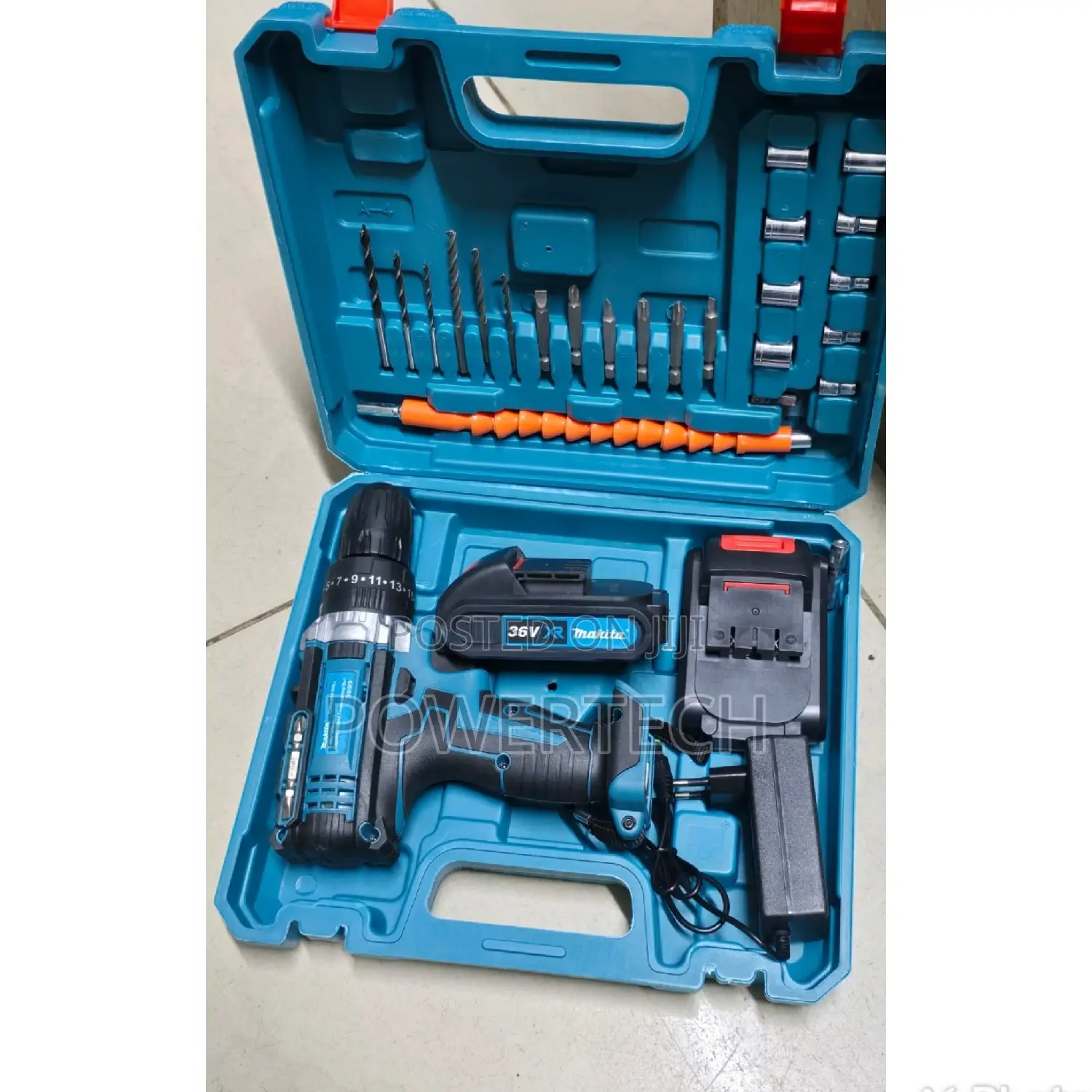 Makita 36v Cordless Drill 
With Accessories .