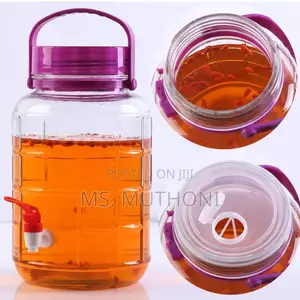 Quality Heavy Duty Glass Jar With Screw Lid With Tap