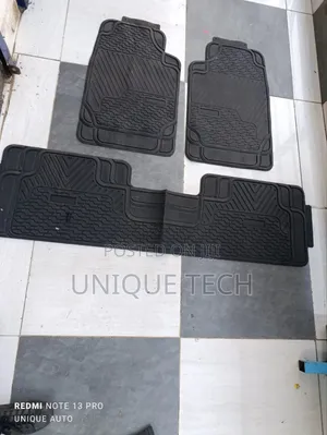 Heavy-Duty 3-Piece Conjoined Rubber Mats , Nonslip