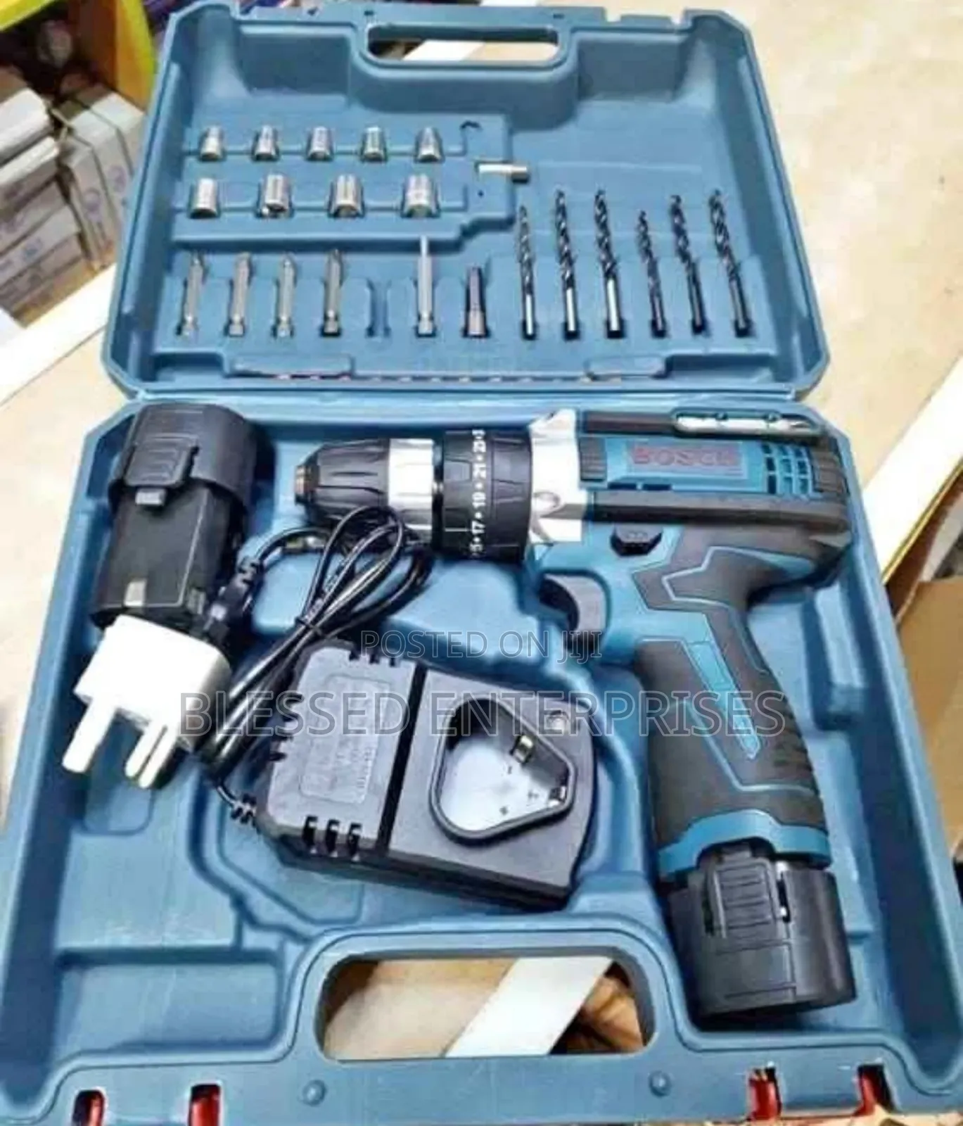 Cordless Bosch Drill Set/ Rechargeable Bosch Drill