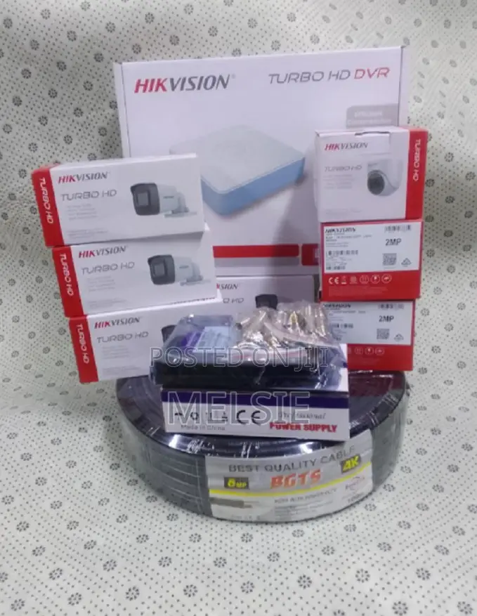 2mp 4 Ch 1080p CCTV Cameras System Kit With 500gb Harddisk