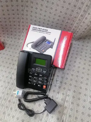 Wireless Desktop Phone for Home Use. Dual Sim Card Slot