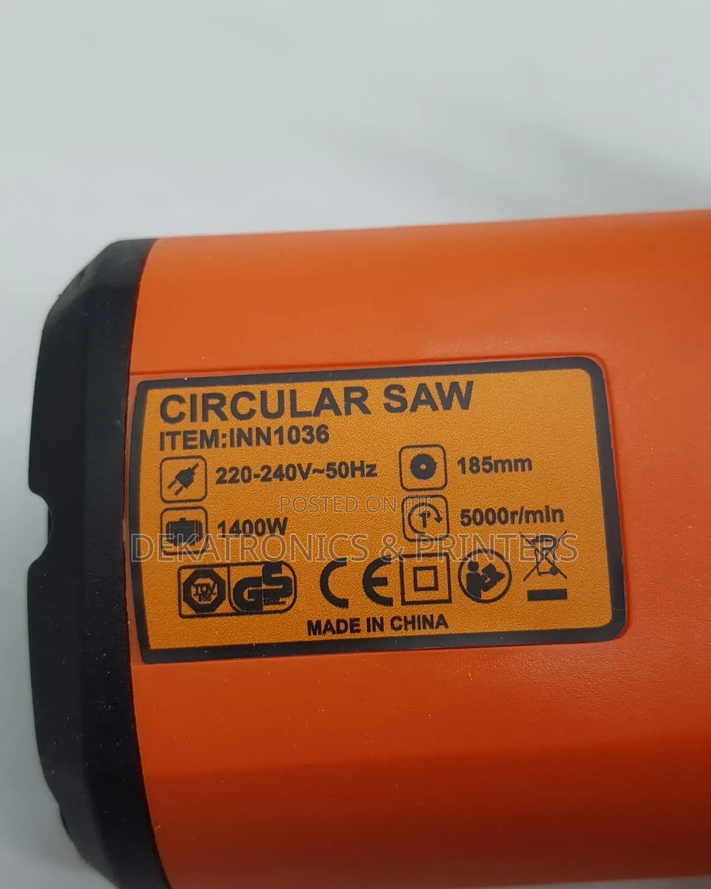 Circular Cutting Saw 1400w, 7”