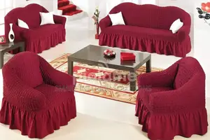 Maroon Turkey Sofa Covers- 7 Seaters Available at Tsavo Road Odeon