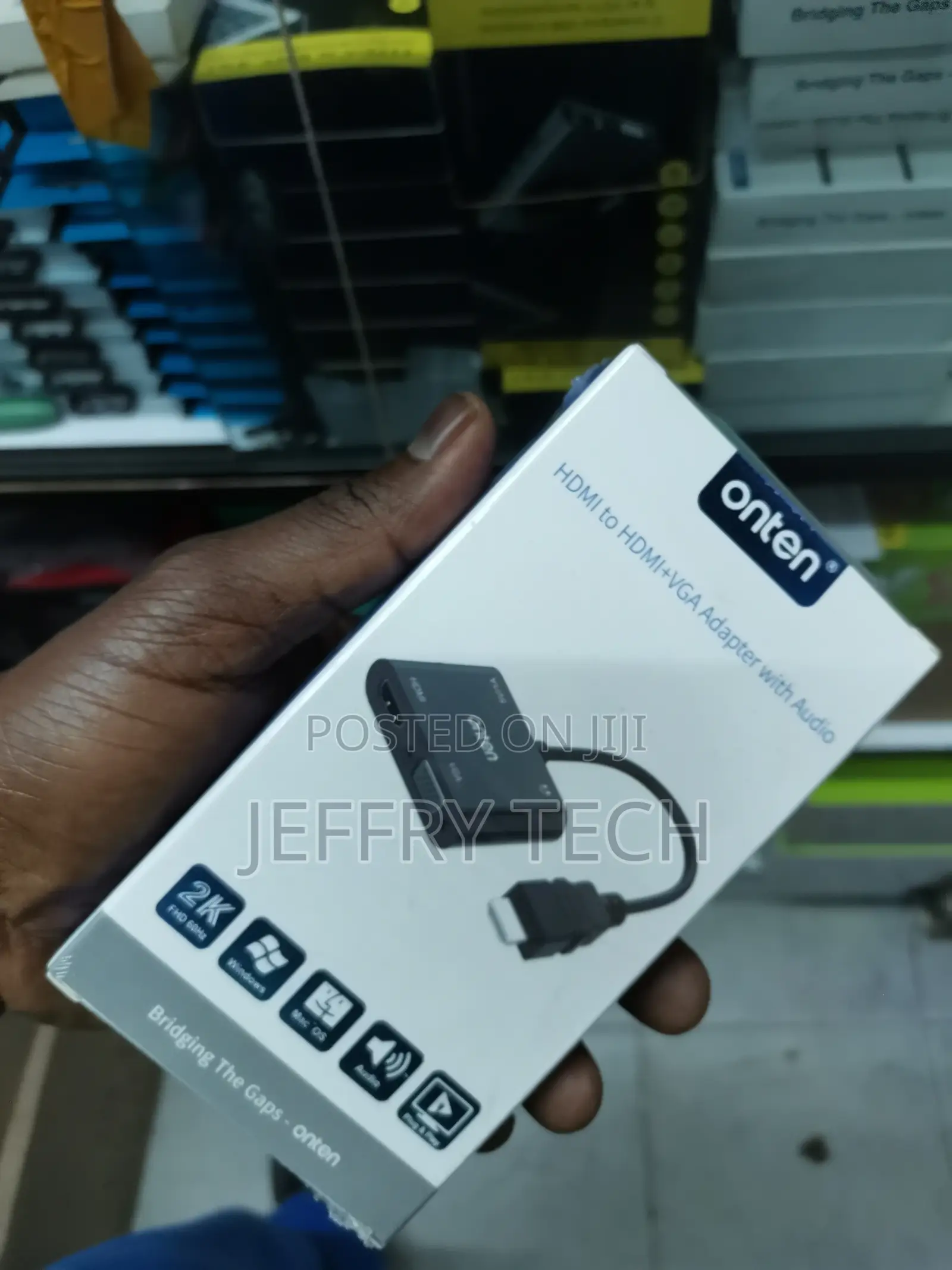 Hdmi to Vga + Hdmi Onten 5165hv Cable - Genuine
