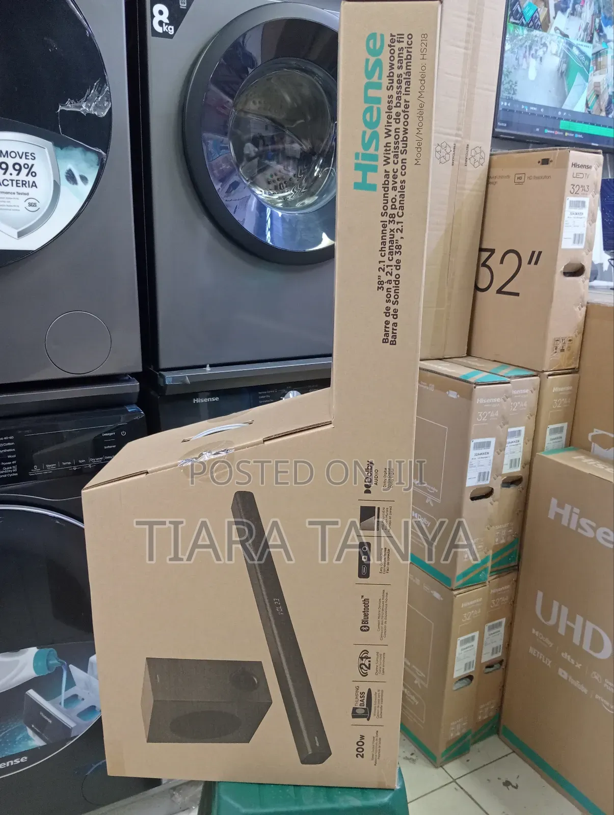 Hisense Soundbar 200w 2.1ch Hs218