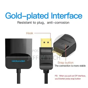 Vention Mini Displayport to Hdmi Converter 0.15m Black