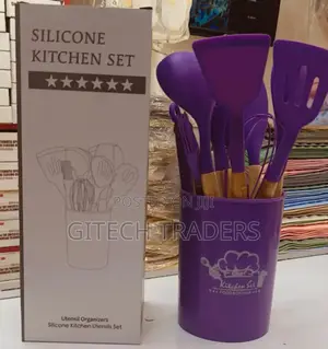 Silicone 12 PCS Kitchen Spoon Set