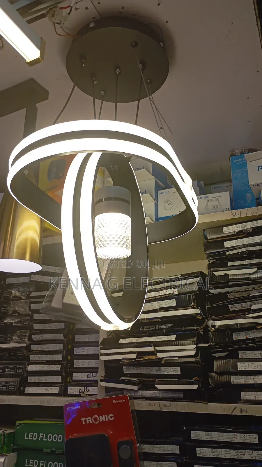 Led Chandelier Hanging Lamp Contemporary Creative Design