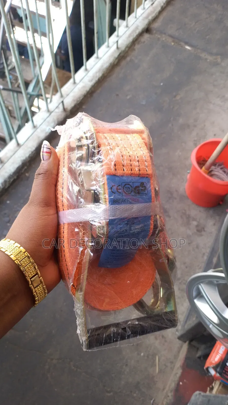 Ratchet Cargo Strap Belt
