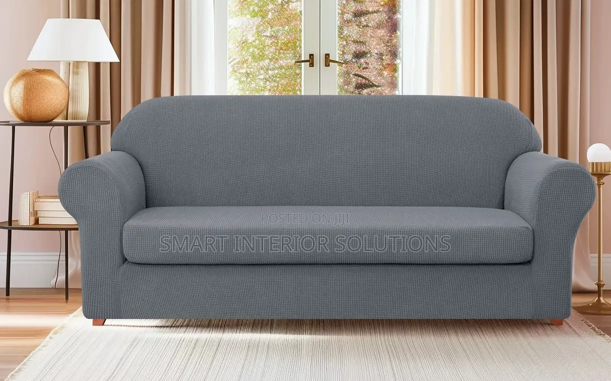 Plain Elastic Sofa Cover