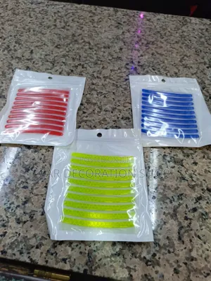 Different Colors 20pcs Per Color Night Glow Tire Stickers