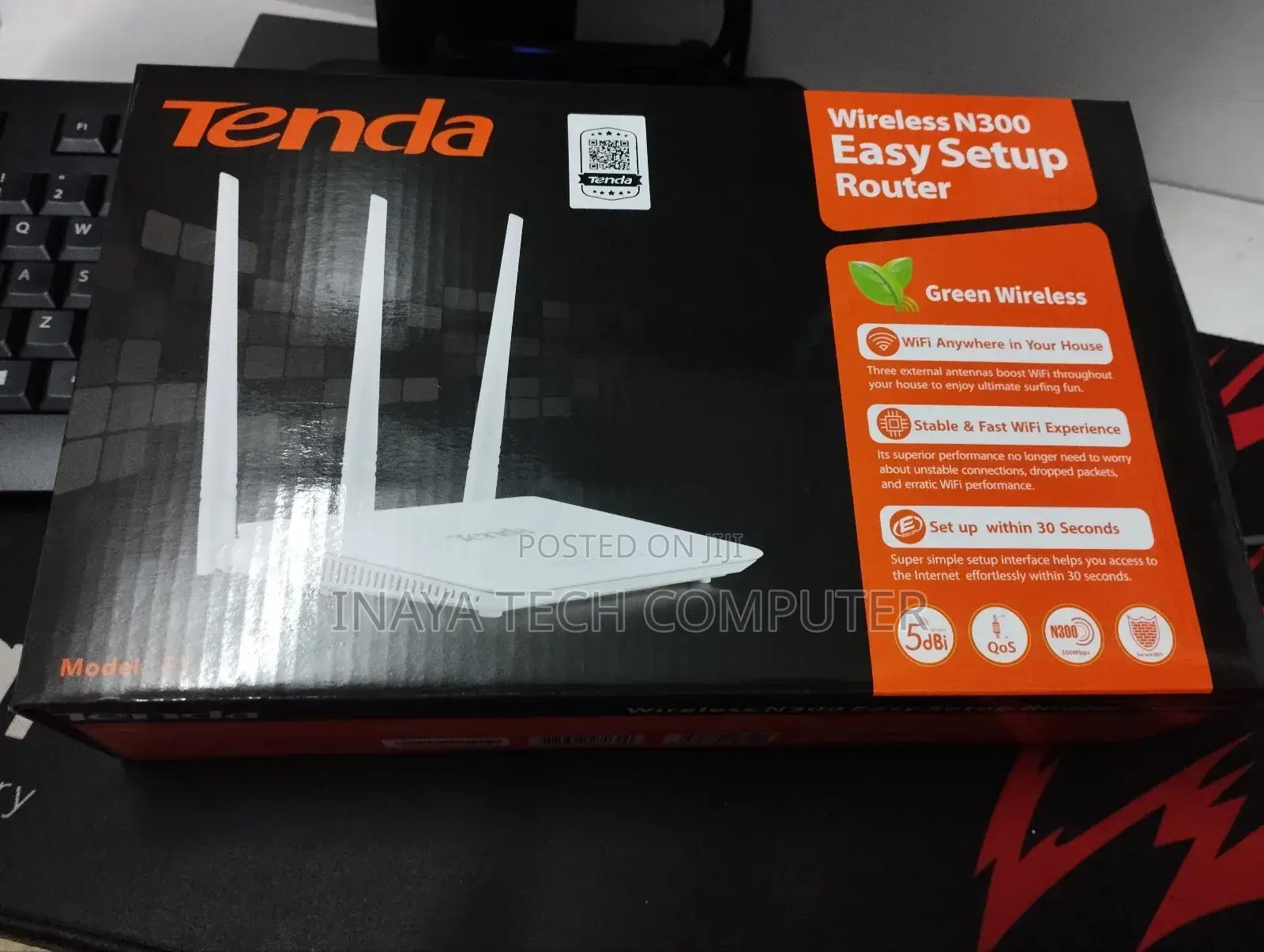 Tenda F3 Wireless N300 Router