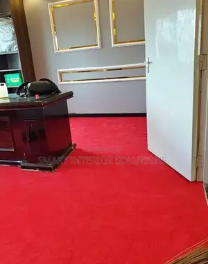 Premium Red Delta Wall-to-Wall Carpet