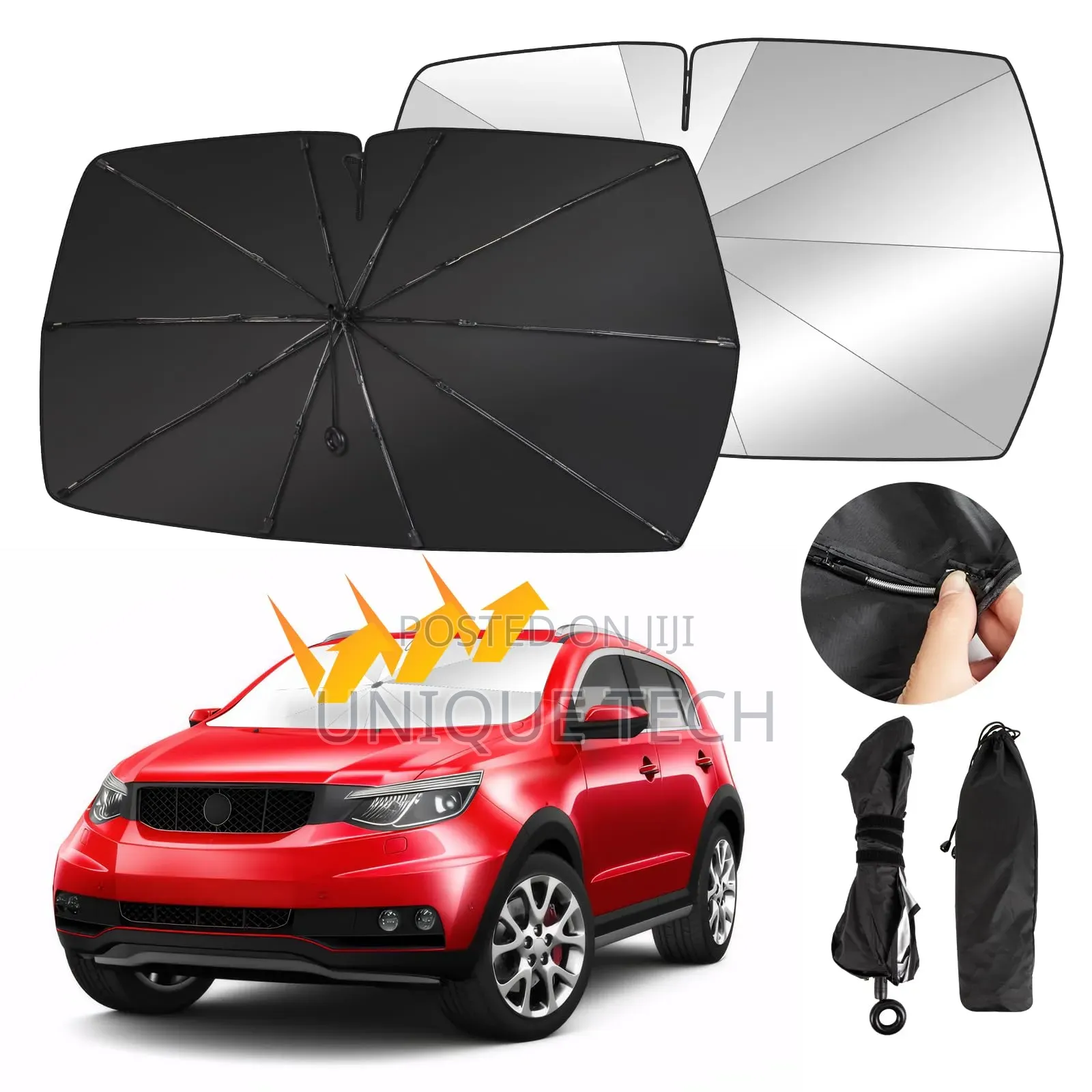 Foldable Windshield Sun Shade for All Cars