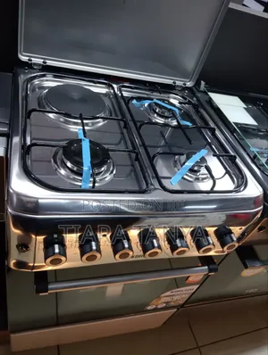 Bruhm 60 X 60 Gas Cooker Silver (1yr Wrty)