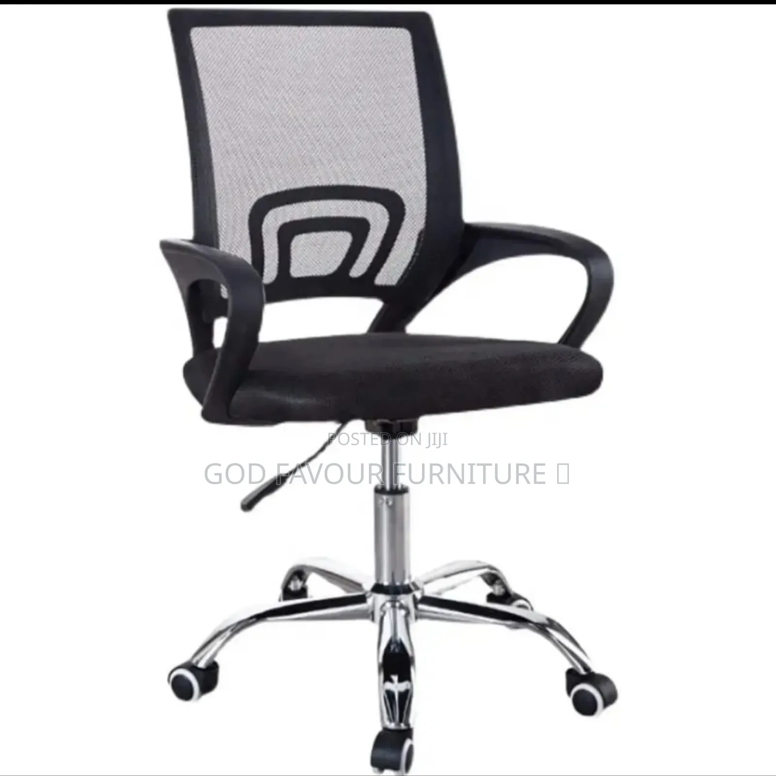 Mesh Office Chair Black Ygeed