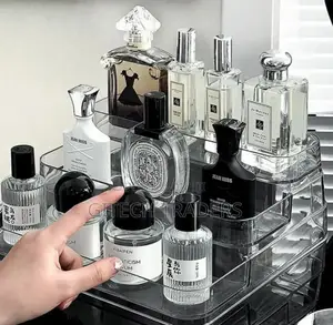 Acrylic Display Shelf Vanity Perfume Holder Organizer