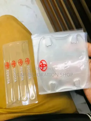Clear 8pc Toyota Door Handle+Bowl Stickers