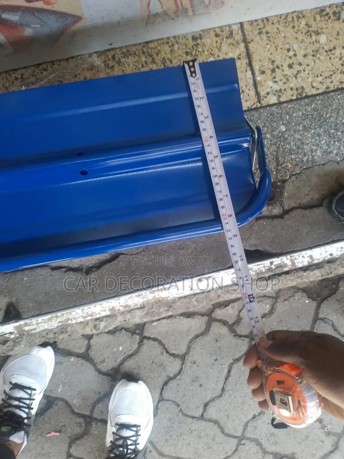 Empty Blue Tool Box