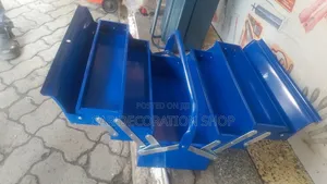 Empty Blue Tool Box