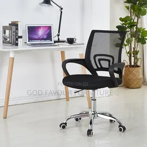 Elegant Black Mesh Office Chair Tfq3w
