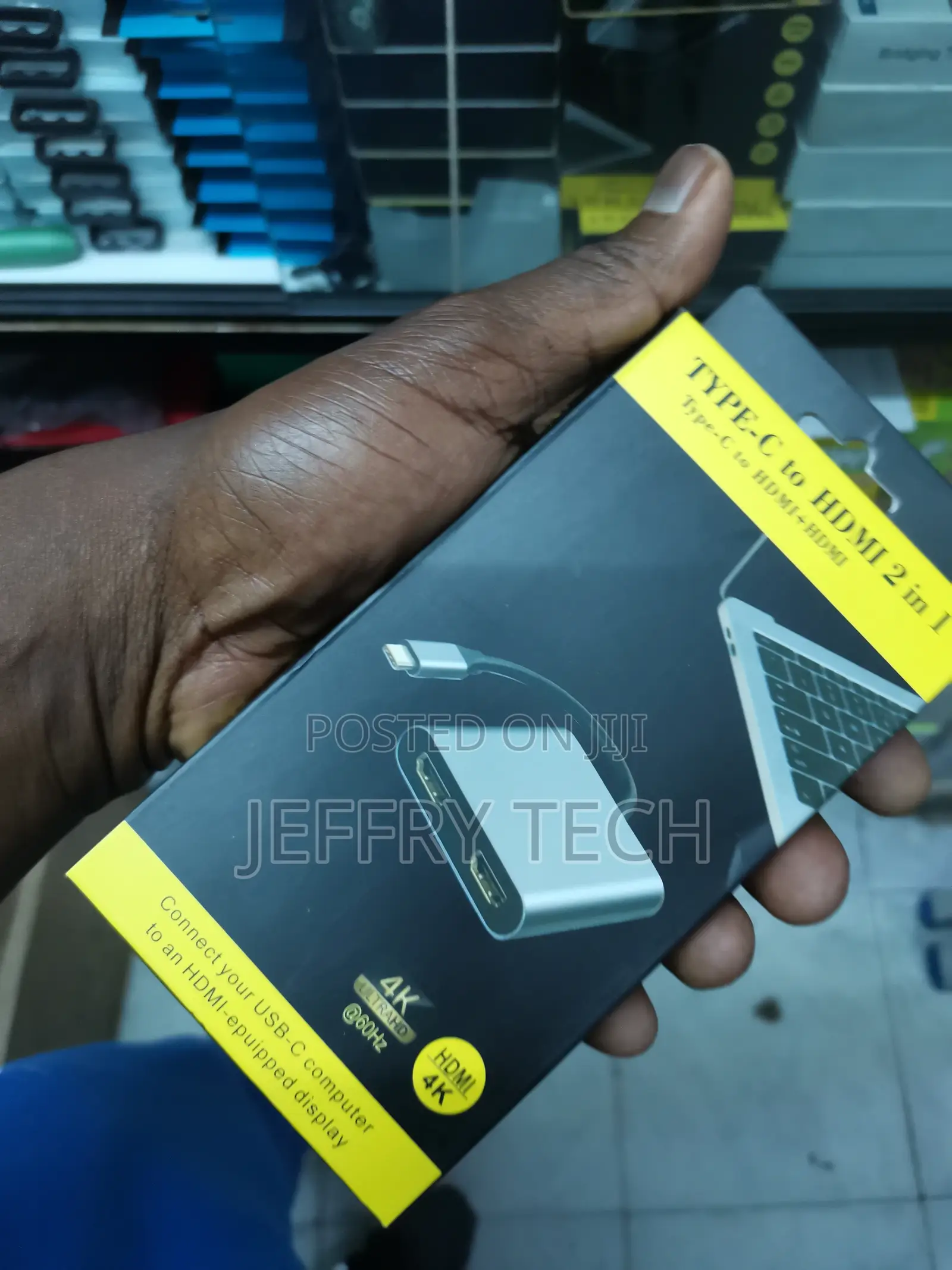 4 in 1 2 in 1 Type C to Dual Hdmi-Compatible Extend Splitter