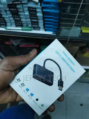 2 in 1 Usb 3.0 to Hdmi Vga Adapter 1080p, Built-in Driver, S