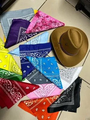 Brown Cowboy Hats:With Bandana Set at 700 KSH