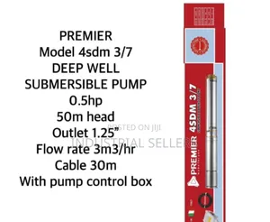 Premier 0.5hp Submersible Water Pump