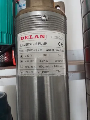 Submersible Electric Pump (4 Hp),245 M Head (1.25")