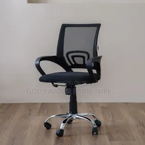 Unique Black Mesh Swivel Office Chair Yg9km