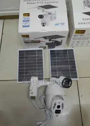 6mp Solar Powered 4g GSM PTZ 360 and Dual Lens Camera